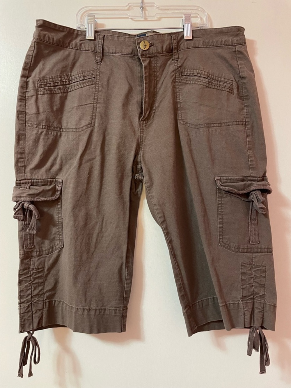 Y2K beau Brown cargo shorts